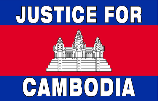 Justice for Cambodia Sticker