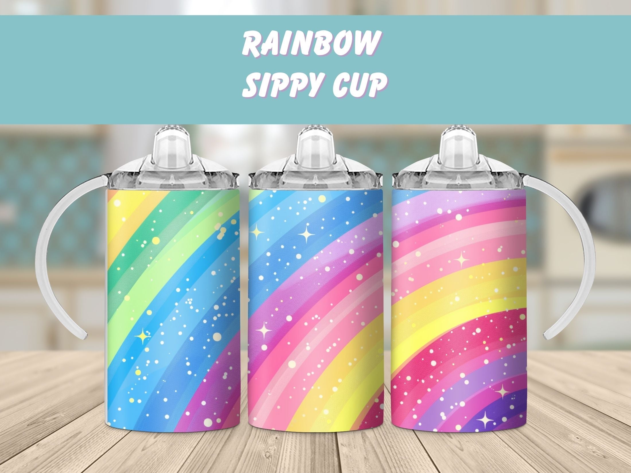 Rainbow Sippy