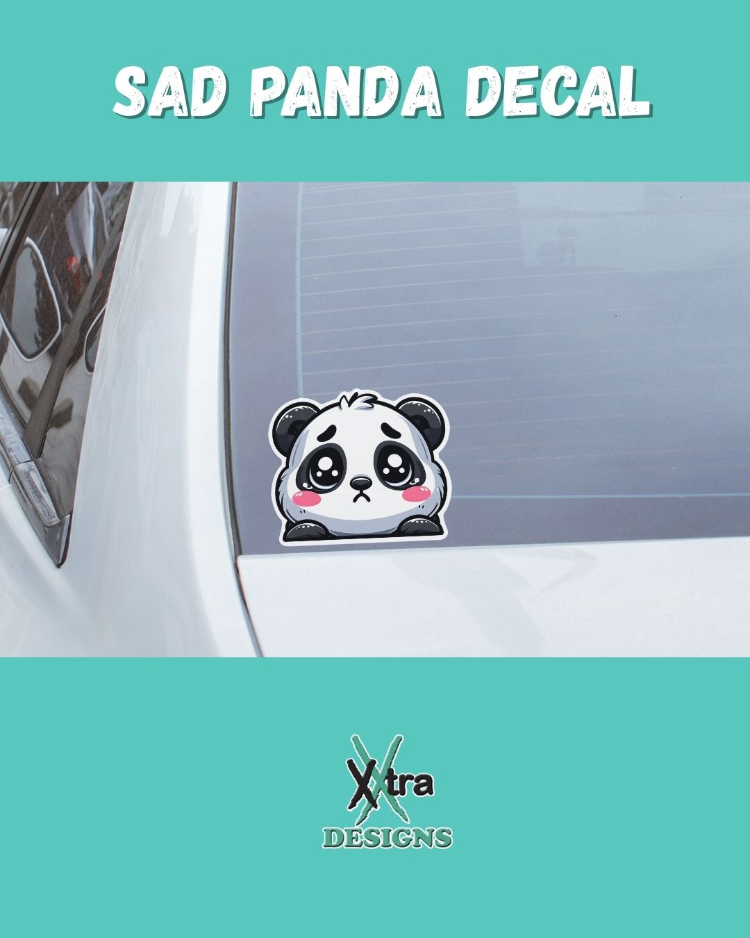 Sad Panda Decal