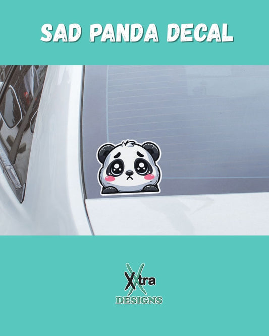 Sad Panda Decal