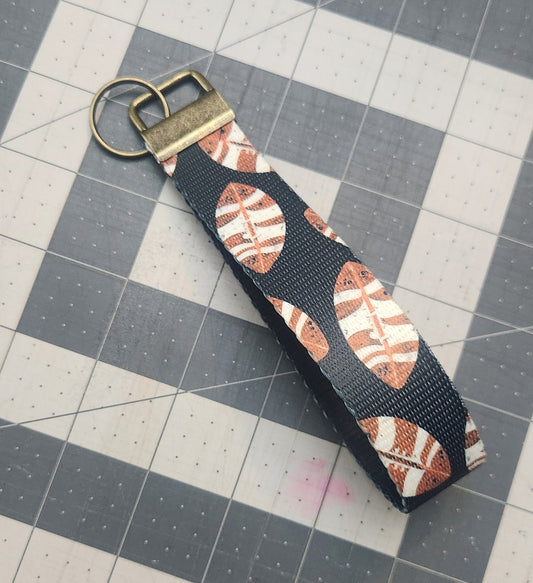 Fooball Keychain Wristlets