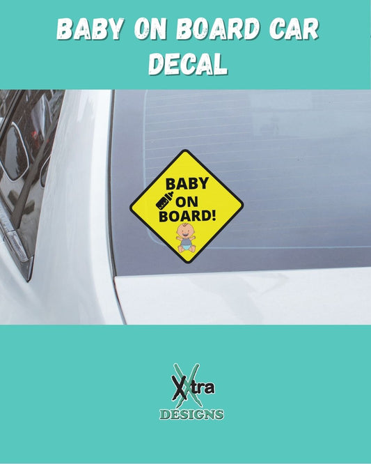 Baby on Board Car Decal