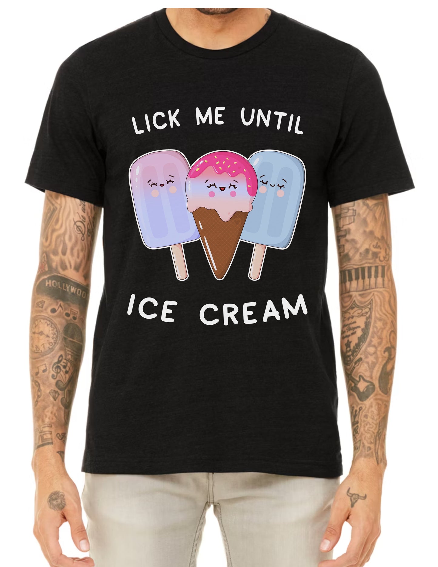 Until Ice Cream Black T Shirt