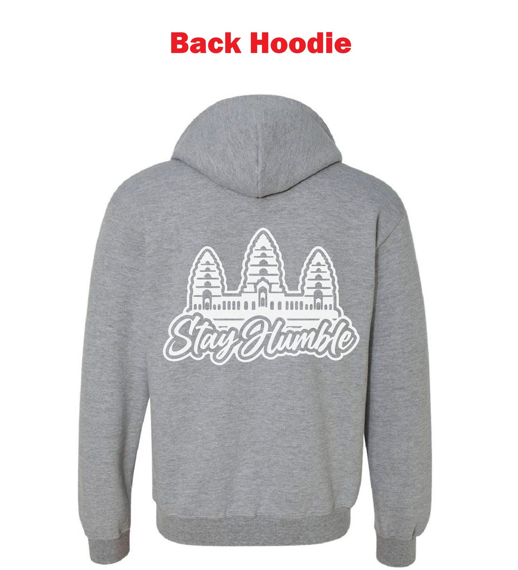 Stay Humble Hoodie Grey