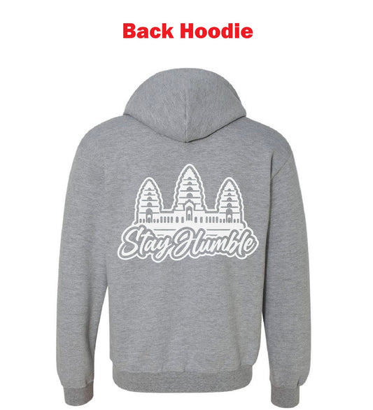 Stay Humble Hoodie Grey