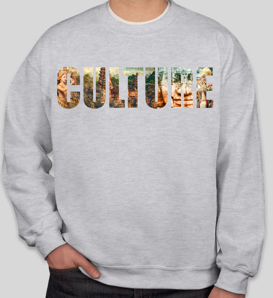 Crew Neck Cambodian Culture