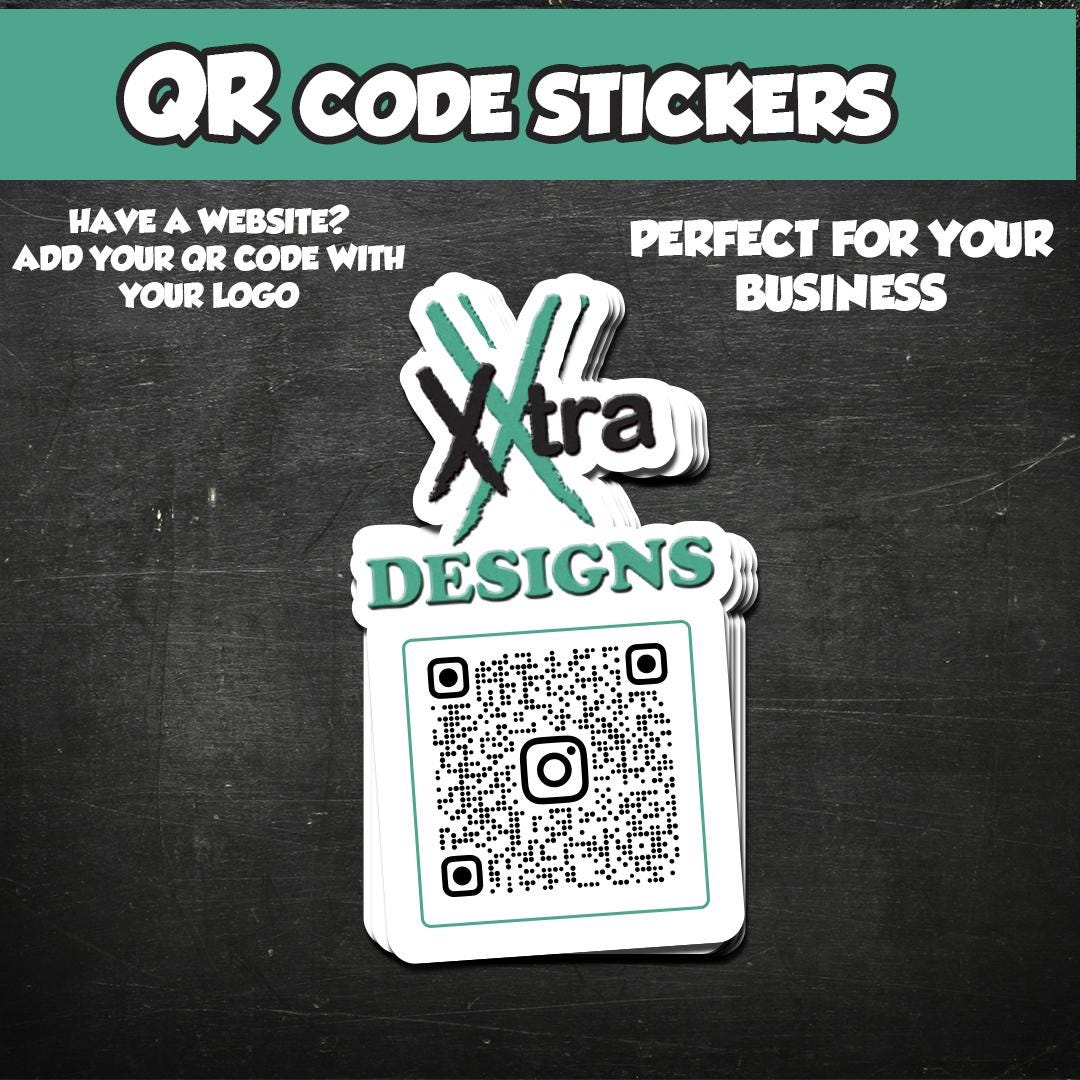 QR Code Stickers - Custom