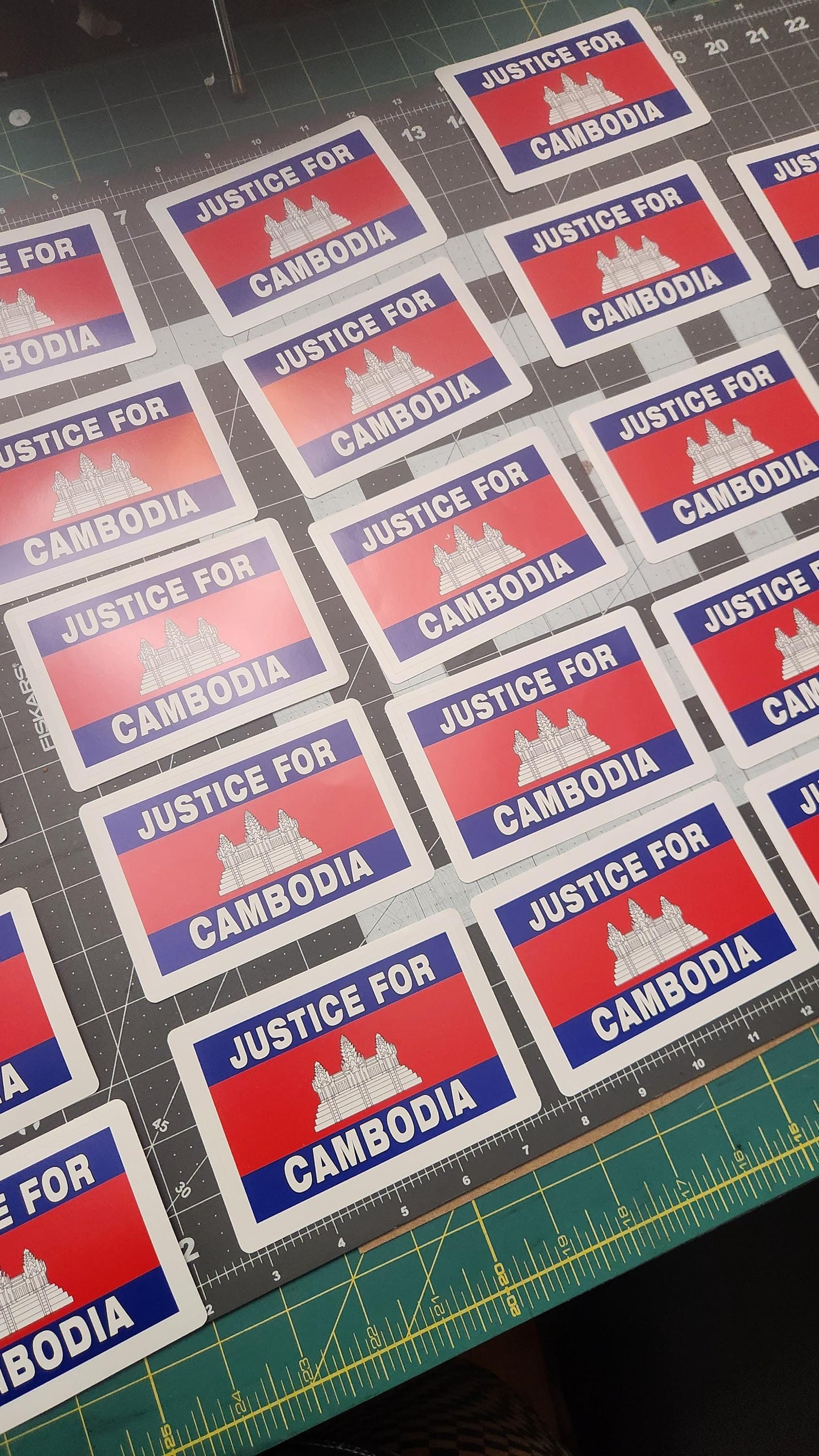 Justice for Cambodia Sticker