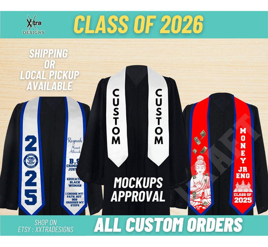 Custom Graduation Sash