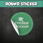 Custom Vinyl Stickers - Circle