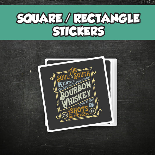 Custom Vinyl Stickers -Square