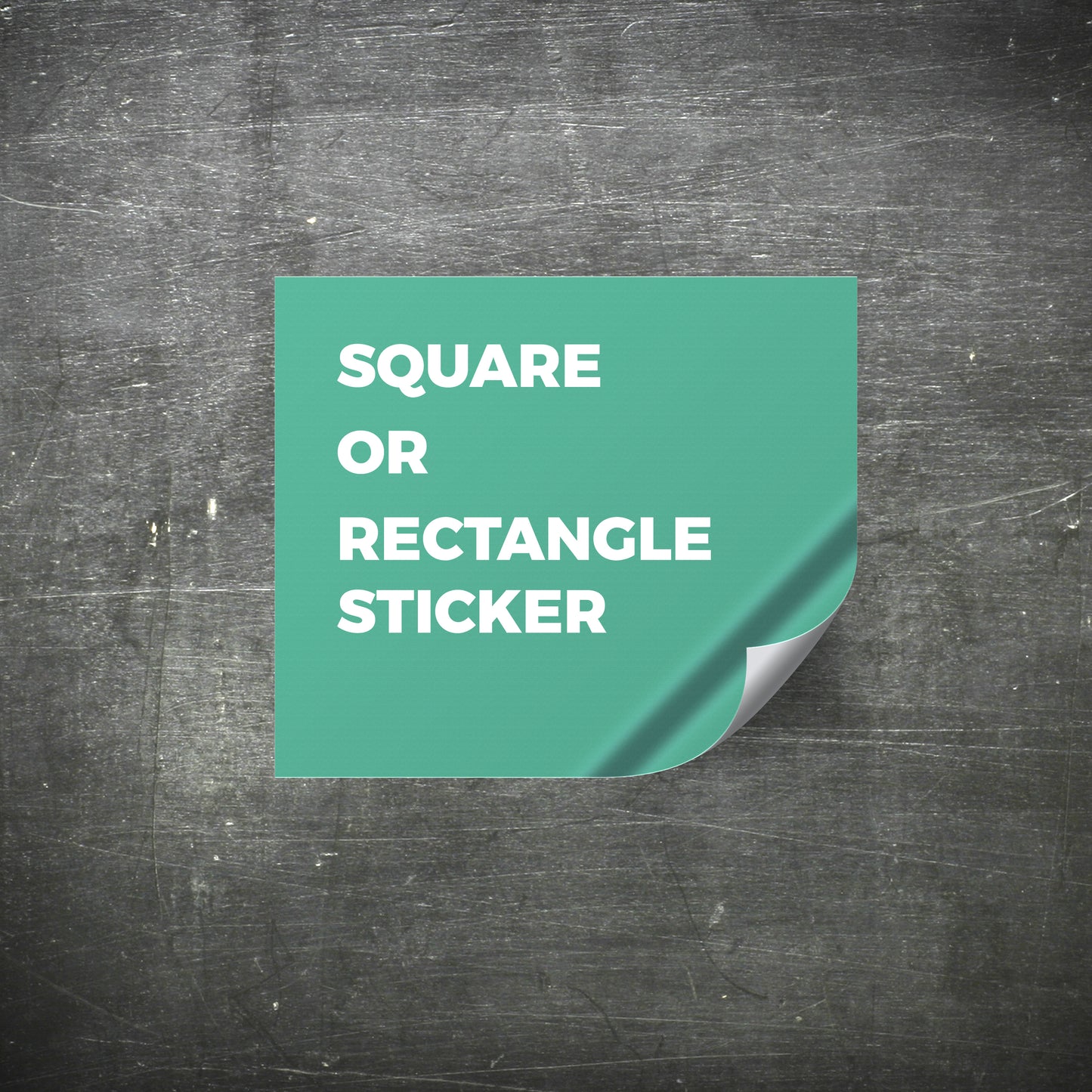 Custom Vinyl Stickers -Square