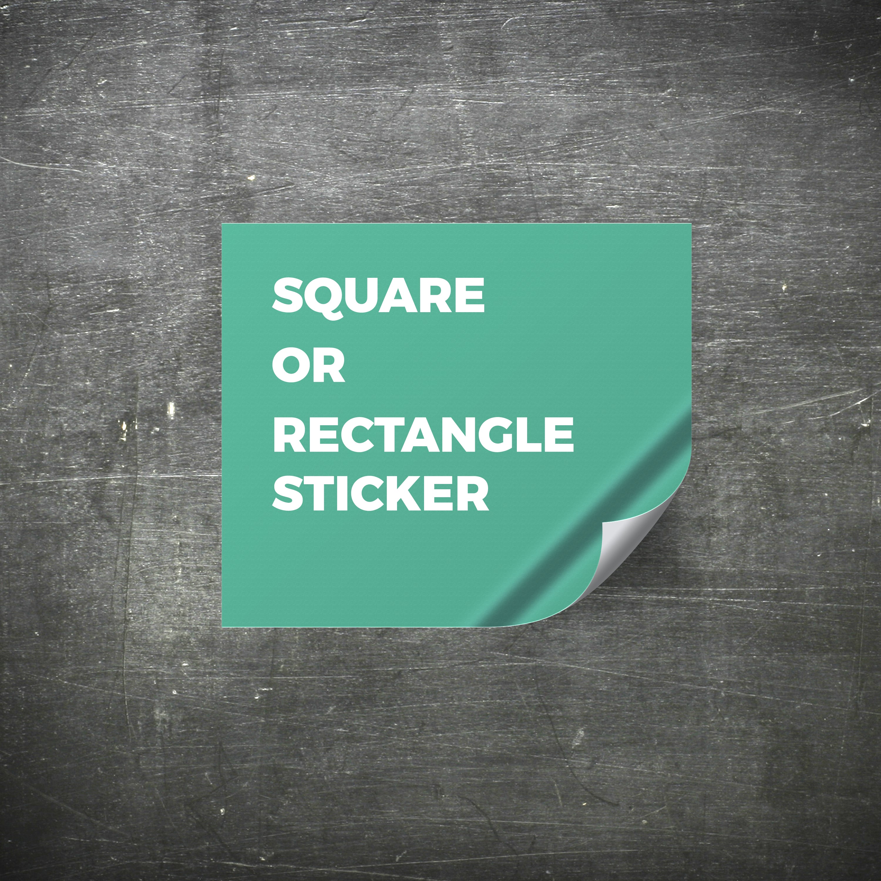 Custom Vinyl Stickers -Square